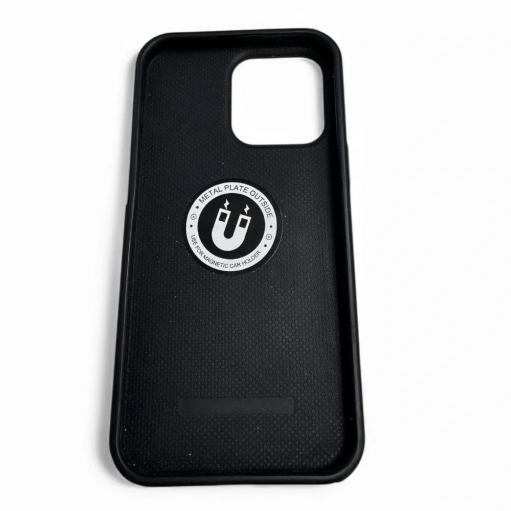 Black Sunflower Phone Case with Stand I-Phone 15 Pro Max
